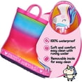 thumbnail image 5 of Kushyshoo Kids Rain Boots Unicorn Print Girls Rubber Boots with Handles 3M, 5 of 8