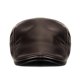 thumbnail image 2 of Gorra plana de cuero Gatsby Newsboy para hombre, color marrón, 2 of 3