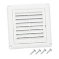 thumbnail image 3 of Ventilación de aire de salida de aire de salida de la cubierta de ventilación de la pared del secador de la secadora, con 4 tornillos, resistente a la Apertura de 4 pulgadas, 3 of 8