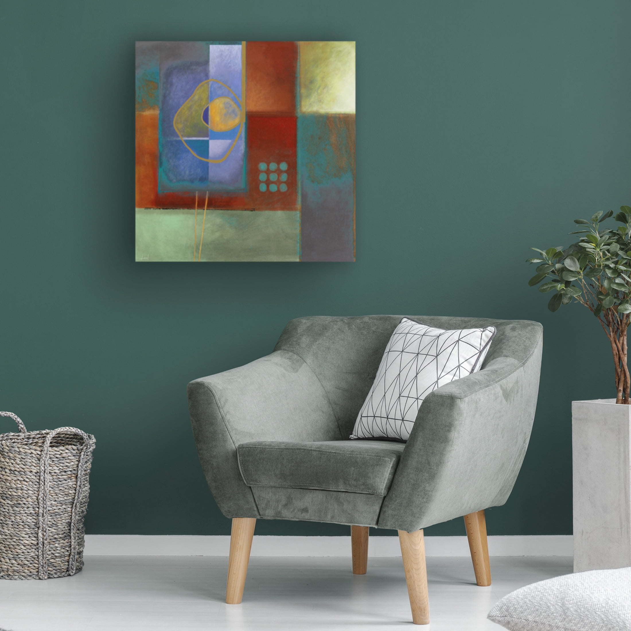 Canvas Wall Art - Pablo Esteban 'The Assessment' Wall Art for Living Room, Bedroom, or Office Décor by Trademark Fine Art - 18 x 18 Inches