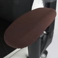 thumbnail image 3 of Funda de ordenador, funda elástica eposas de silla de oficina de escritorio, Café Zulema Cubierta del reposabrazos, 3 of 8