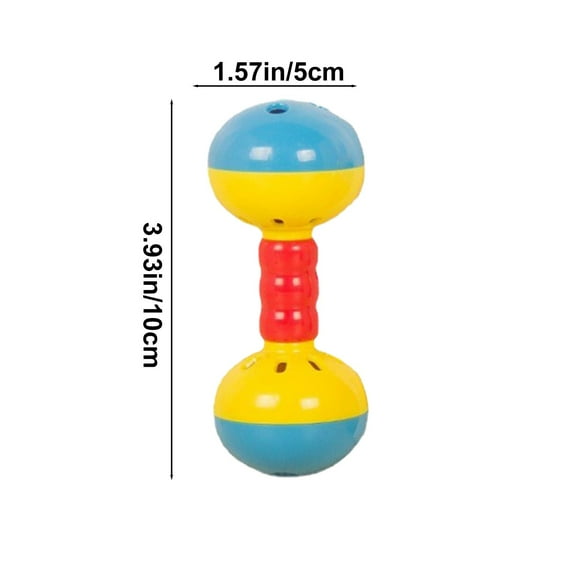 Lomaiwei Musical Toy Jingle Rattle Easy Grasp Child Soothing Toy Childrens Puzzle Auditory Stimulation Handheld Plaything