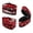 Snowflake Pattern Design, variant on HELLHERO Irons Organizer Bag Travel Case Portable Steamer Carrying Case Portable Snowflake Candy Cane Pattern, Case Only