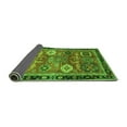 thumbnail image 2 of Ahgly Company Indoor Rectangle Abstract Green Modern Area Rugs, 2' x 4', 2 of 4