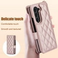 thumbnail image 4 of ETFAST Wallet Leather Phone Case For Samsung Galaxy Z Fold 6 Fold5 ZFold4 Z Fold3 Multi Card Zipper Phone case, 4 of 10