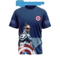 thumbnail image 2 of Captain American Brave New World Hoodie T-Shirt, 2 of 7