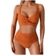 thumbnail image 1 of Conjunto de Trajes de Baño de Color Sólido de las Mujeres, una Pieza Plisada Conservadora con División Lateral para la Playa Y la Piscina, Trajes de Baño de Verano Modestos, 1 of 9