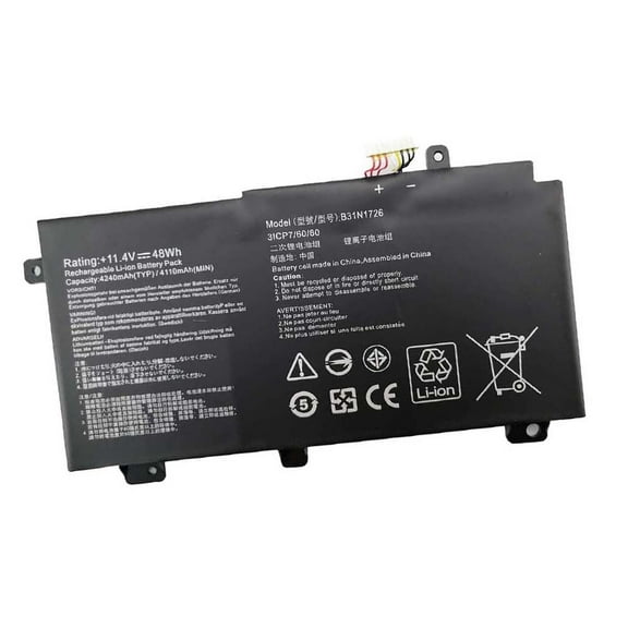 Replacement B31N1726 Laptop Battery for FX504 FX505 FX80 FX86 FX80GE FX80GM FX86 FX505DT FX505DV