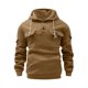 thumbnail image 2 of AUNVITO Women's Solid Color Hooded Sweatshirt Casual Pullover with Drawstring Long Sleeve Comfortable and Trendy, 2 of 4