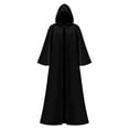 thumbnail image 4 of Capa con capucha para Halloween, capa de Cosplay de longitud completa, vestido de de mago, para fiesta Punk de Pascua, Carnaval perfke capa de halloween, 4 of 9