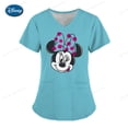 thumbnail image 2 of Cute Minnie Print Nurse Uniforms Scrub Tops Working Nurse Disney Mickey Mouse Blouse Nursing Uniform Shirts Medical UniformXXL Gao Jinjia LED, 2 of 2