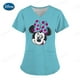 thumbnail image 2 of Cute Minnie Print Nurse Uniforms Scrub Tops Working Nurse Disney Mickey Mouse Blouse Nursing Uniform Shirts Medical UniformXXL Gao Jinjia LED, 2 of 2