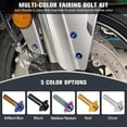 thumbnail image 4 of CHIFUN 195Pcs Motorcycle Fairing Bolt Kit Black M5 M6 Stainless Steel Screws Assortment Kit Plastic Grommets Nuts Washers Clips Universal f, 4 of 6