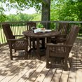 thumbnail image 2 of Highwood's 48" Round 5-pc Lehigh Dining Set - Dining Height, Outdoor, Eco-friendly, Synthetic Wood, 2 of 9