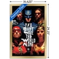 thumbnail image 3 of DC Comics Movie - Justice League - Save The World Wall Poster, 14.725" x 22.375", Framed, 3 of 3