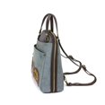 thumbnail image 3 of Mochila CHALA Convertible con hombro en piel sintética índigo, 3 of 9