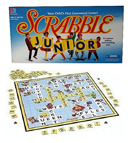 SCRABBLE JUNIOR  YOUR CHILD'S FIRST CROSSWORD GAME 
