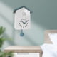 thumbnail image 4 of Reloj de pared de cuco de plástico ABS moderno perfecl decoración gris, 4 of 8
