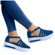 thumbnail image 1 of Bmisegm Hot Sandals Women Teen Slippers for Girls Beach Sandals Girls Sandals Women Sandals Platform Sandals Womens Sandals Summer Blue 9.5, 1 of 4