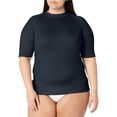 thumbnail image 1 of Kanu Surf womens Plus-size Upf 50+ Active Rashguard & Workout Top Rash Guard Shirt, Slate Grey, 2X US, 1 of 4