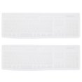 thumbnail image 1 of Keyboard Membrane 4 PCS Compact Cover Lapdesk Laptop Protector Silica Gel White, 1 of 1
