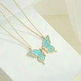 thumbnail image 2 of 2 PCS Best Friend Necklaces Magnetic Butterfly Matching Necklaces for Best Friends Long Distance Birthday Christmas Gifts, 2 of 5