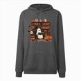 thumbnail image 6 of Towmus Halloween Hoodies for Women Novel Cartoon Sweatshirt Casual Long Sleeve Pullover Tops with Pockets, 6 of 6