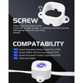 thumbnail image 4 of 65 Pcs Mounting Brackets for Govee H706/H706 Pro Permanent Outdoor Lights, Outdoor Light Mounting Clips Compatible with Govee H706A H706B H706C, 4 of 6