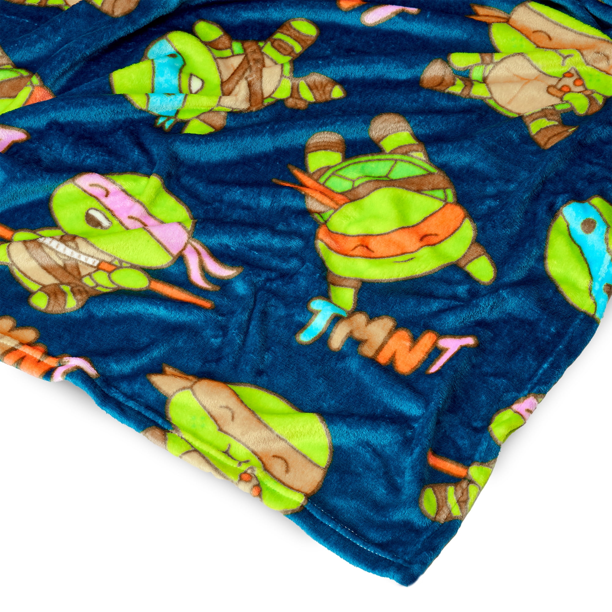 Nickelodeon Teenage Mutant Ninja Turtles Cute Leo Silk Touch Throw Blanket and Plush Character Hugger Set – Ultra Soft Plush Character Pillow for Kids