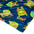 thumbnail image 2 of Nickelodeon Teenage Mutant Ninja Turtles Cute Leo Silk Touch Throw Blanket and Plush Character Hugger Set, 2 of 6