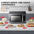 thumbnail image 4 of Toshiba 1.6 Cu. Ft. Countertop Microwave Oven with Inverter Technology, Smart Sensor, 1250W, Black Stainless Steel, 4 of 8
