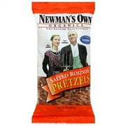 Newman's Own Organics Salted Pretzel Rounds, 8 oz (Pack of 12)
