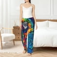 thumbnail image 4 of Salouo Vibrant Rainbow Parrot Fantasy Print Women's Pajama Pants Casual Loose Sweatpants PJs Flowy Pants Drawstring Palazzo for Women Wide Leg Pants Lounge Pajama -XX-Large, 4 of 8