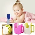 thumbnail image 4 of YOLOKE Baby Juice Box Holder Juice, Bag Holder for Toddlers No Squeeze Adjustable Folding Food Pouch and Milk Box Holder for Kids No Spill(Pink), 4 of 4