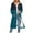 Blue, variant on Hooded Womens Coats Overcoat Dressy Zipper Red Jackets Contrast Long Drawstring Outerwear Women Jacket XL