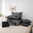 thumbnail image 6 of Homewish Western Boho Skull 7pcs Queen Bedding,Victorian Damask Bedding Comforter Set Queen,Halloween Bed Set,Black Reversible, 6 of 8