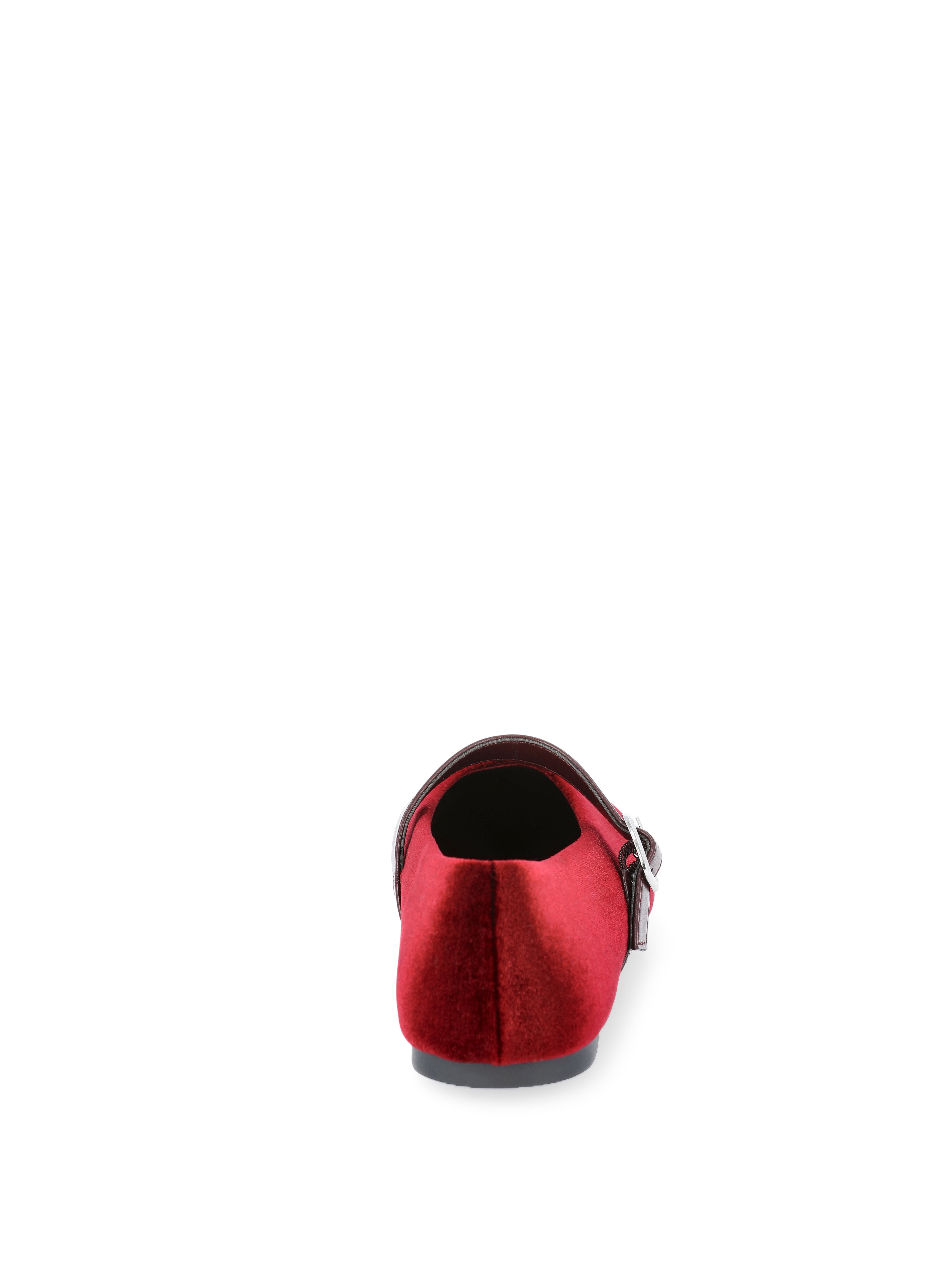 Weekend Academy Girls Velvet Ballet Flats