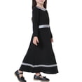 thumbnail image 4 of EnJoCho Girls Musli𝗆 Dress A Line Maxi Dresses Kids Abaya Long Sleeve Arab Dress Teen Girls Churc𝗁 Prayer Clothes Casual Long Skirt, 4 of 8