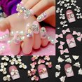thumbnail image 2 of UDIYO 10Pcs/Set Nail Sticker Rhinestone Delicate Synthetic Colorful Nail Decal Jewelry Decor for Party, 2 of 7