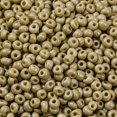 thumbnail image 3 of 8/0 Baking Paint Glass Seed Beads Round Hole Teardrop Dark Khaki 3x2mm Hole: 1mm about 18750pcs/pound, 3 of 4