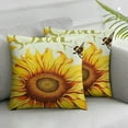 thumbnail image 3 of nygtbtfer Decorative Throw Pillow Set of2, Home Porch Patio Outdoor Pillowcase, Fall Flower Couch Cushion Case Decor 20x20in, 3 of 7