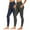 Dark Gray, variant on 2pcs Womens Yoga Pants with Pockets High Waisted Belly Control, Workout Compression Leggings for Gym Running Fitness