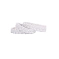 thumbnail image 4 of Cinturón delgado trenzado para mujer con hebilla de pin ajustable: 26-33 pulgadas Blanco, 4 of 5