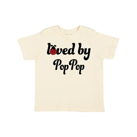 

Inktastic Loved by Pop Pop Gift Toddler Boy or Toddler Girl T-Shirt