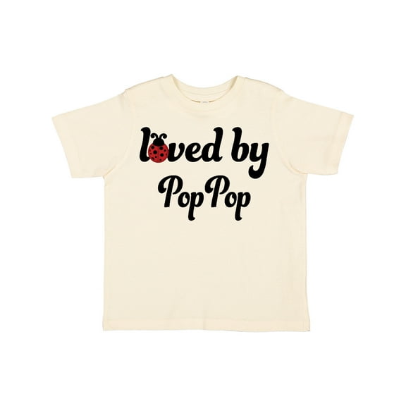 Inktastic Loved by Pop Pop Boys or Girls Toddler T-Shirt