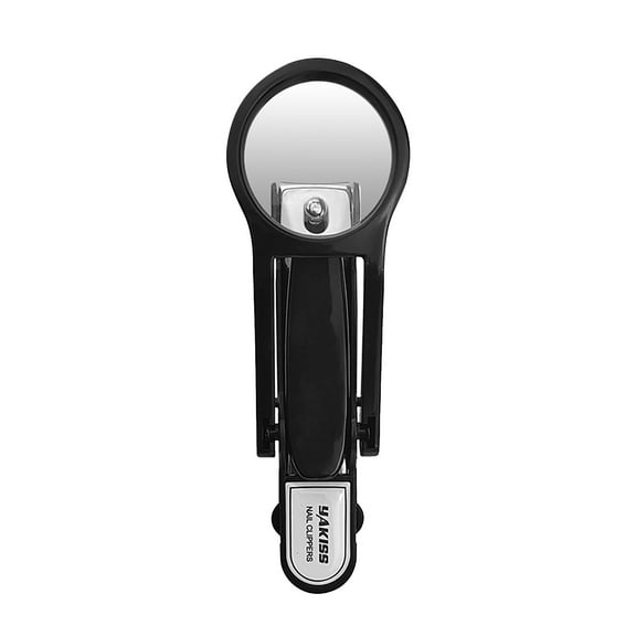 Stainless Steel Large Opening Nail Clippers for Elderly & Thick Nails - Ergonomic Anti-Slip Handle with Nail Catcher, Portable Manicure Pedicure Tool for Men Women Travel Home Use