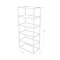 thumbnail image 4 of Fox Hill Trading Pure Decor Lucite Acrylic Bookcase with 6 Shelf in Clear, 4 of 4
