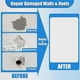 thumbnail image 5 of Drywall Repairs Kit, 6 Pieces Wall Patch Kits, 4/6/8 Inch Dry Wall Hole Repair Patch Metal Patch, Extended Self-Adhesive, 5 of 5