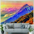 thumbnail image 4 of PRATYUS Sunset Mountain Tapestry Forest Tree Nature Landscape Tapestry Colorful Sunrise Tapestry Psychedelic Wall Hanging Headboard Tapestry for Bedroom Living Room Home Decor  Painting, 4 of 6