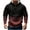 Watermelon Red, variant on qucoqpe Men's Plus Size Hooded Sweatshirt Trendy Gradient Zipper Pullover Hoodie Long Sleeve Casual Workwear Blouse Tops with Pockets
